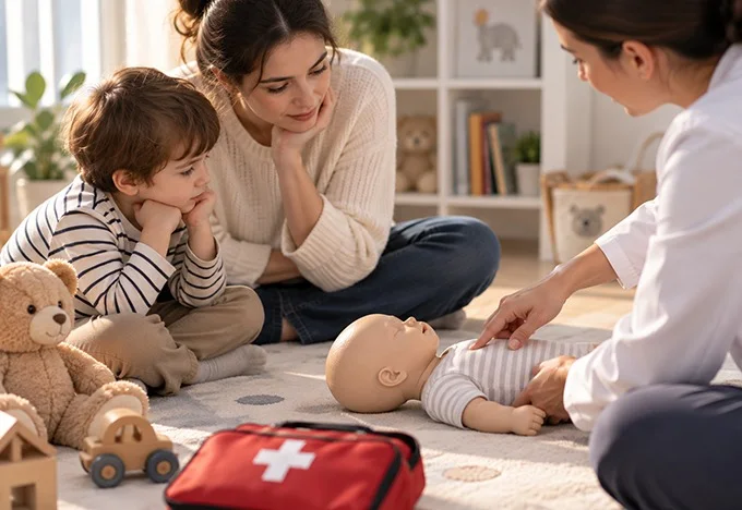 Bebek ve Çocuklarda İlk Yardım ve Ev Kazalarından Korunma Eğitimi